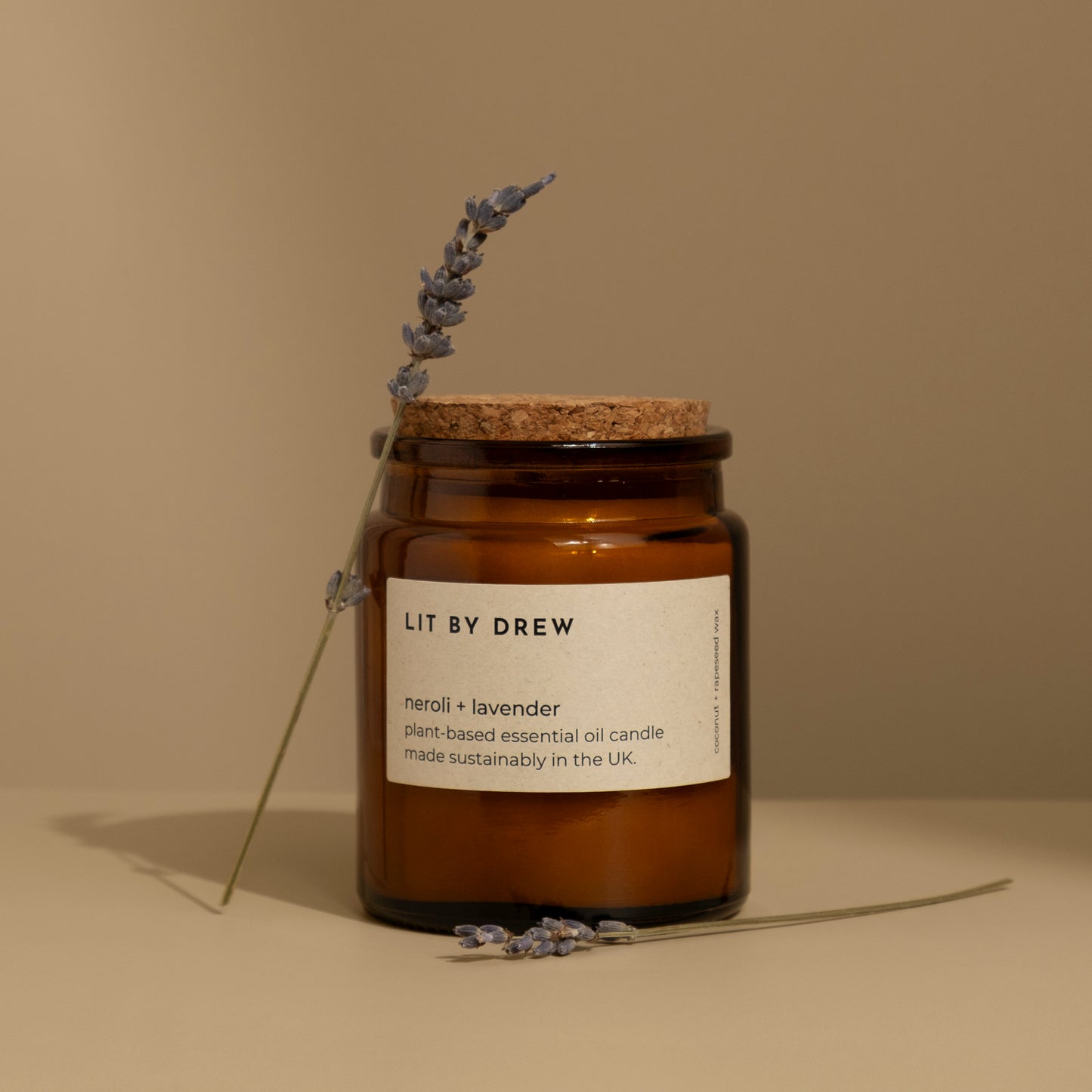 Neroli & Lavender - Pure Essential Oil Candle - Medium