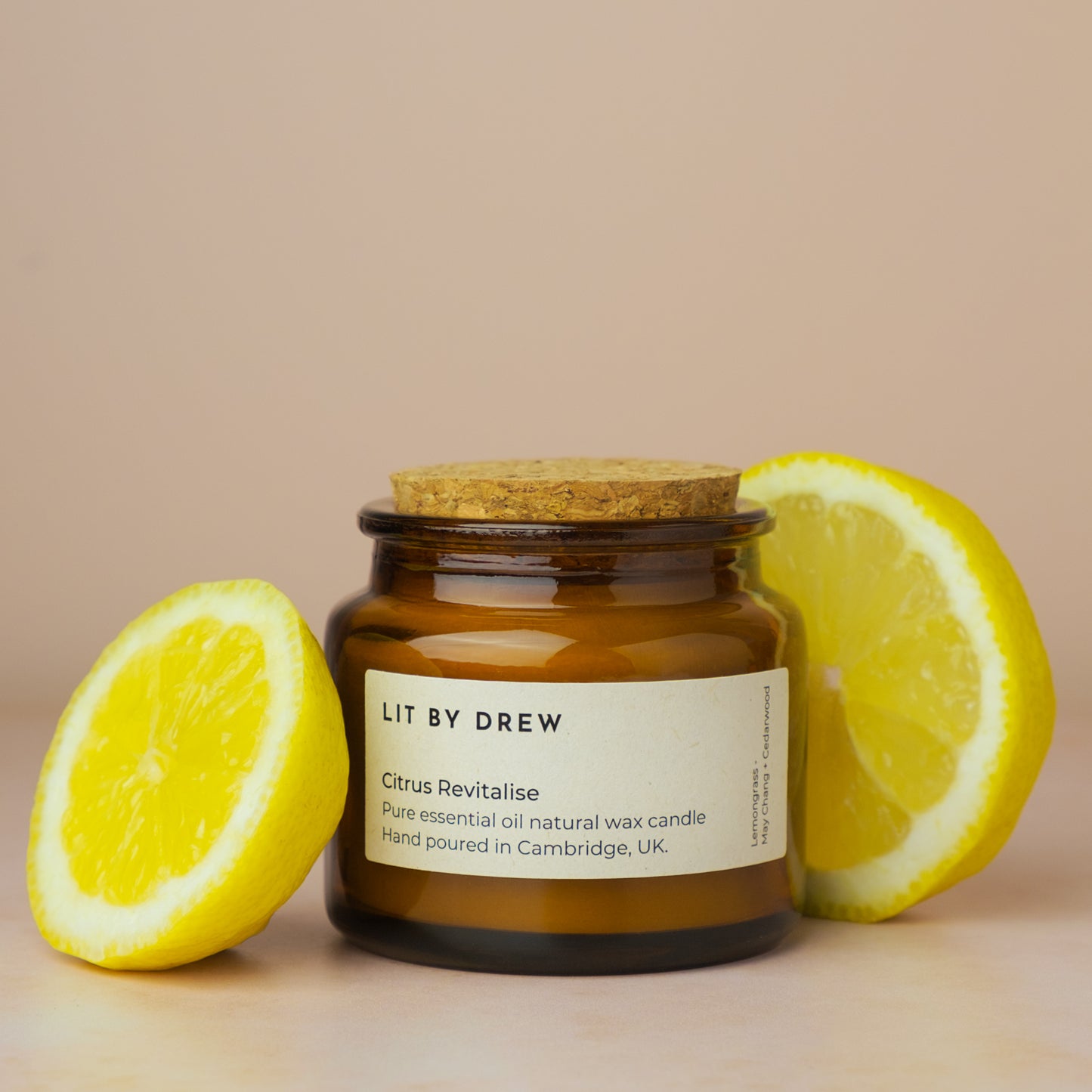 Citrus Revitalise - Pure Essential Oil Aromatherapy Candle