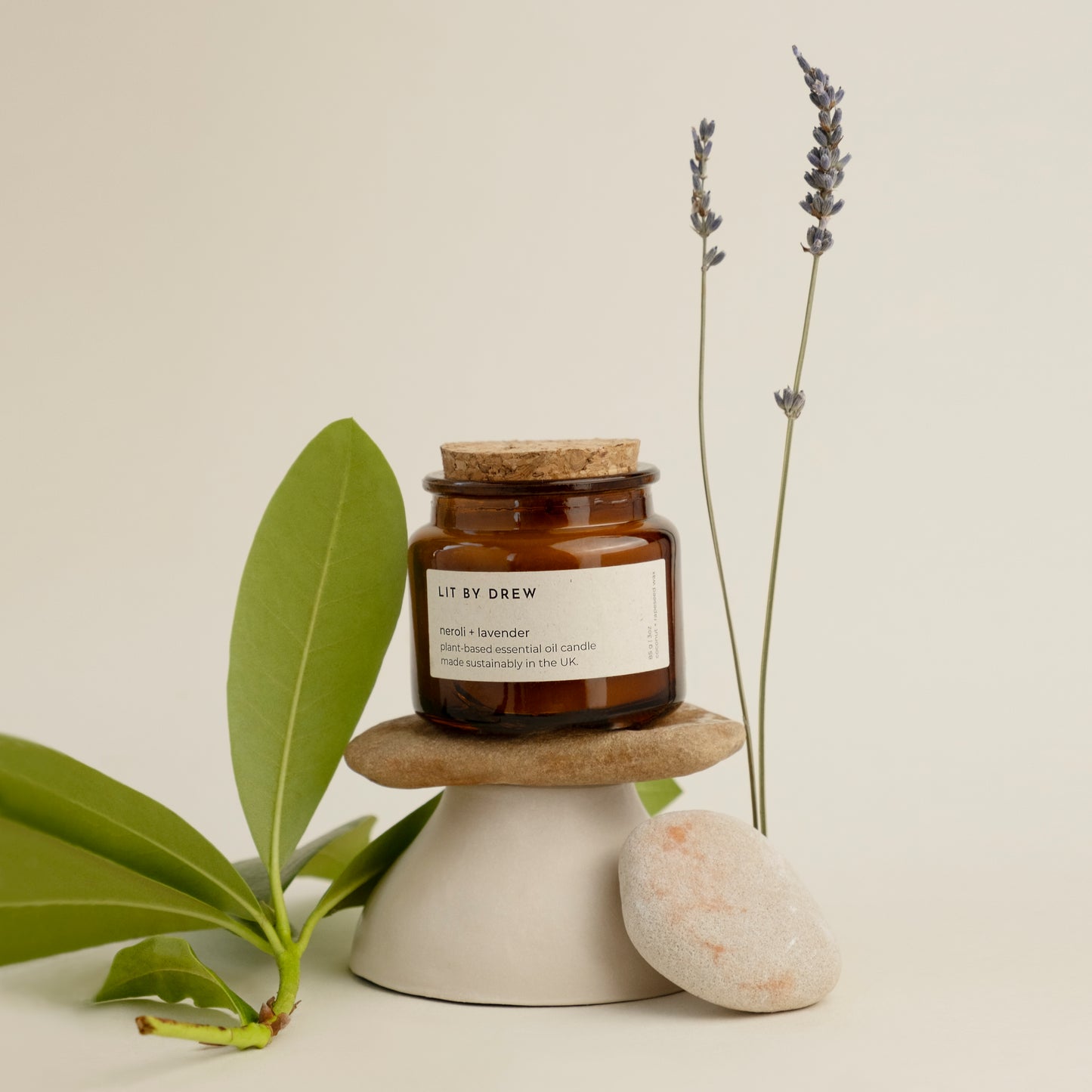 Neroli & Lavender - Pure Essential Oil Candle - Small