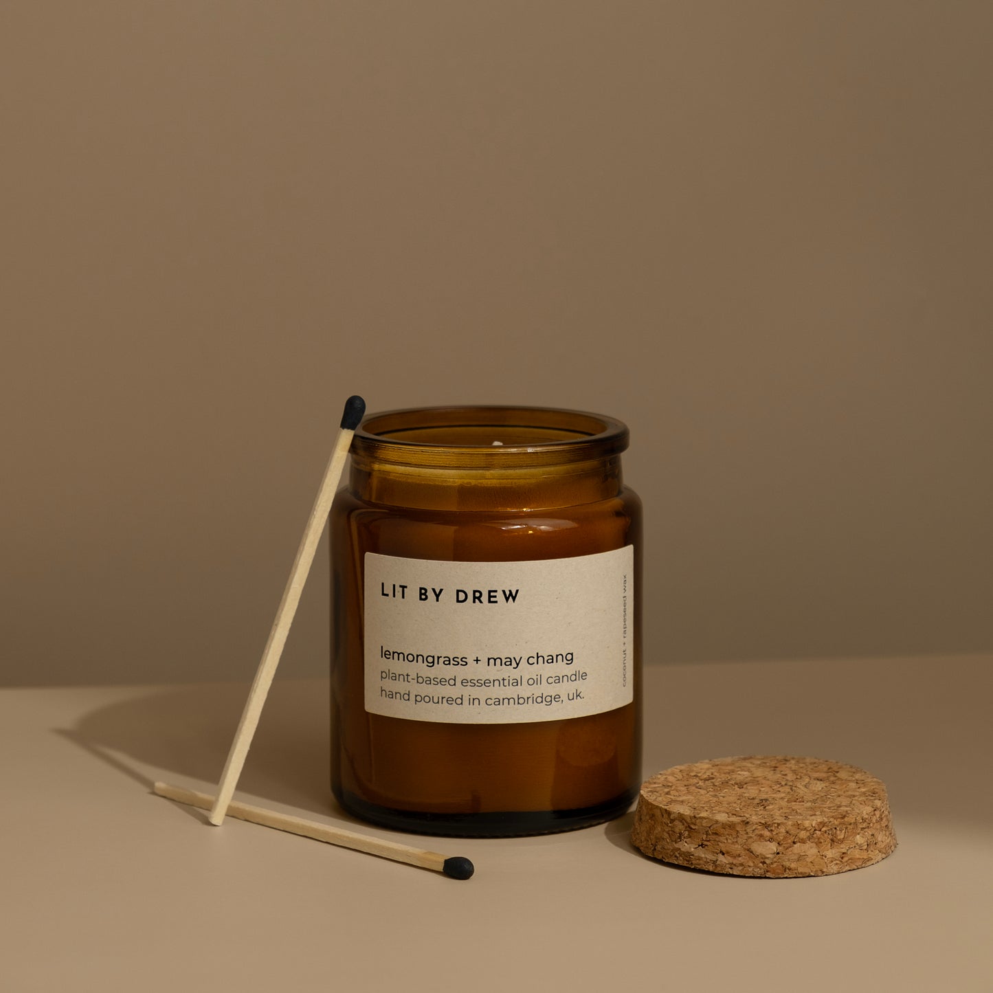 Lemongrass & May Chang - Pure Essential Oil Aromatherapy Candle