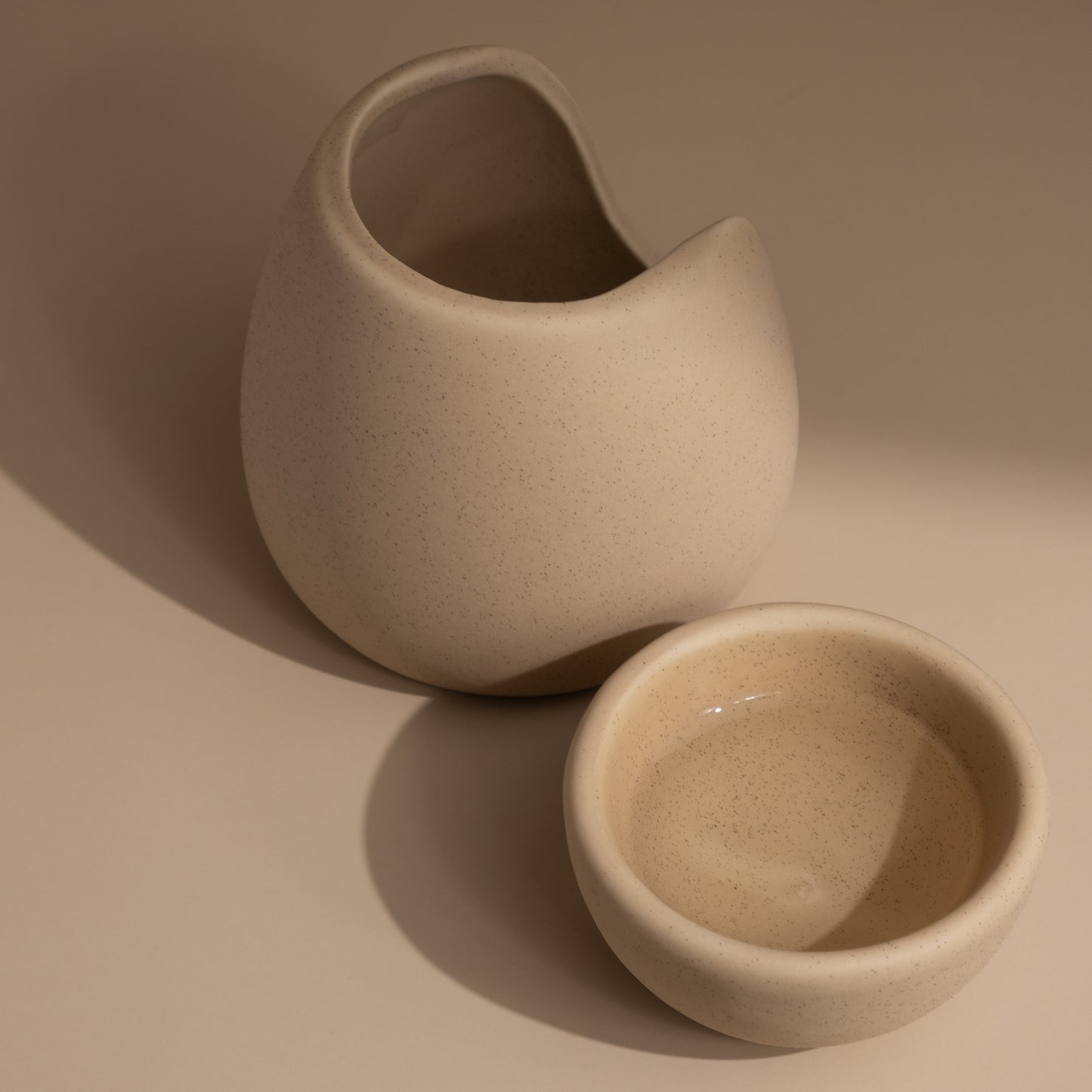 Pre Order - Ceramic Oil and Wax Melt Burner - Beige