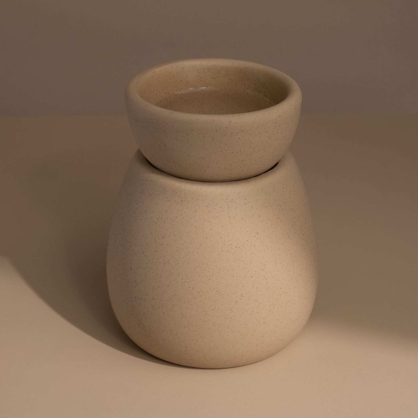 Pre Order - Ceramic Oil and Wax Melt Burner - Beige