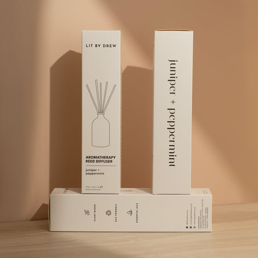 Juniper & Peppermint - Pure Essential Oil Reed Diffuser - 100ml