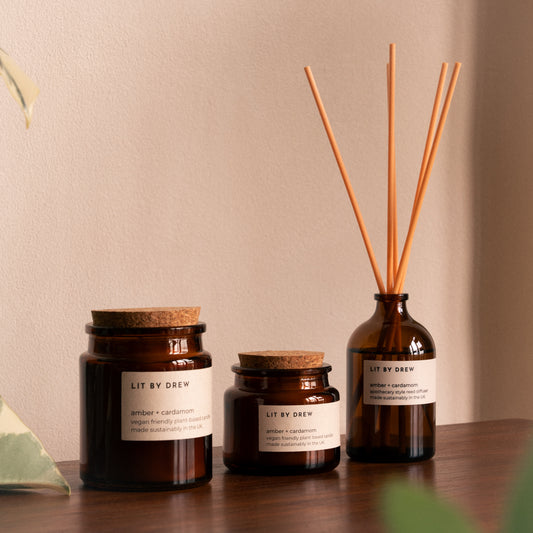 Amber & Cardamom - Apothecary Style Trio Bundle