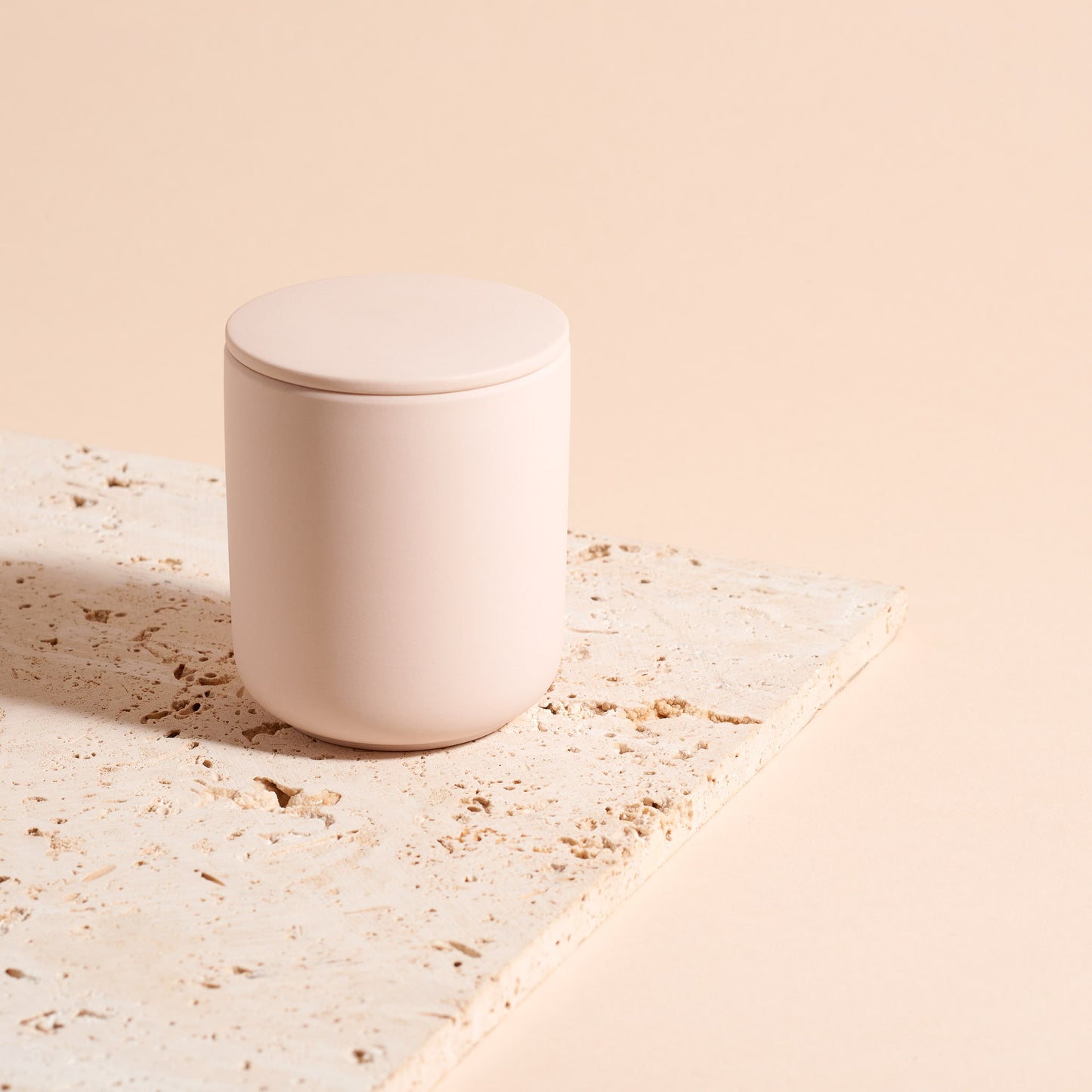 Cassis & Rose Pink Ceramic Candle