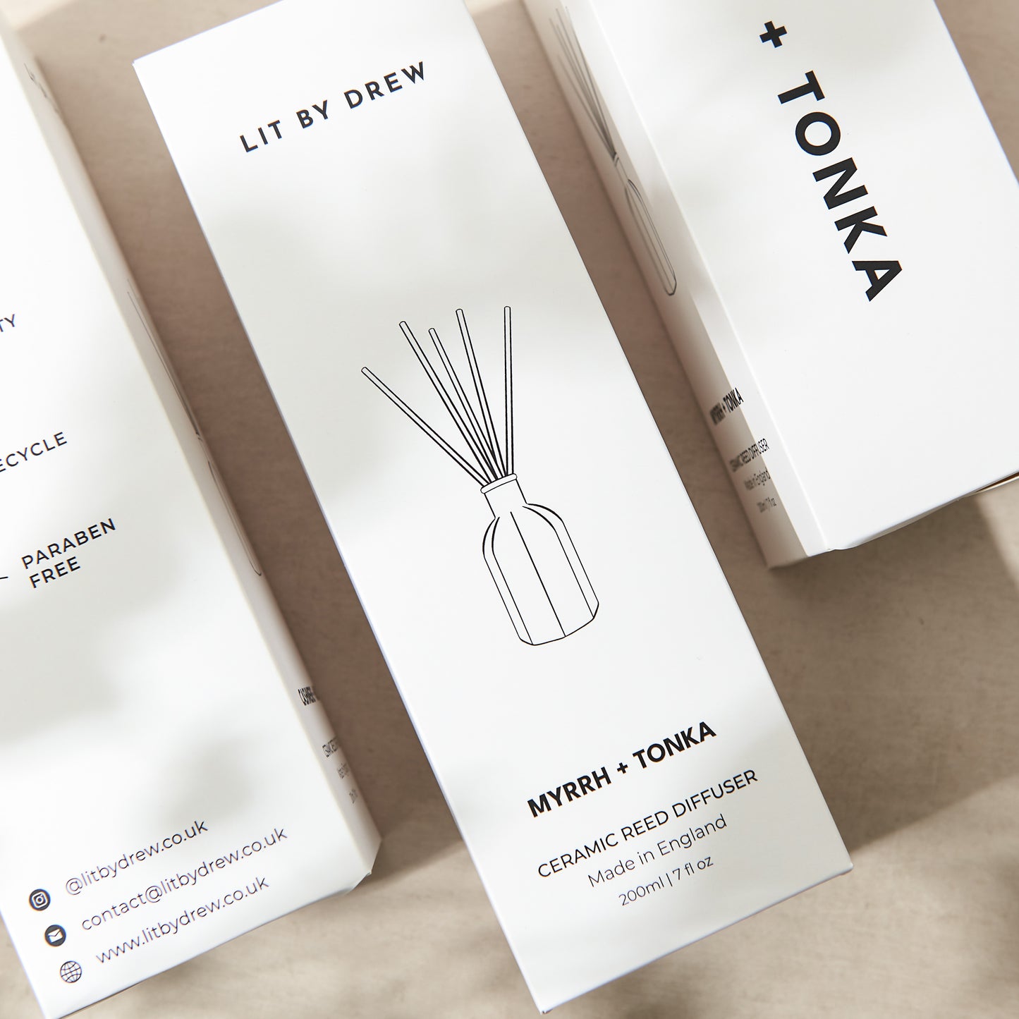 Myrrh & Tonka Ceramic Reed Diffuser - 200ml