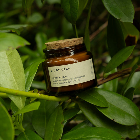 Myrrh & Tonka Apothecary Style Candle - Small
