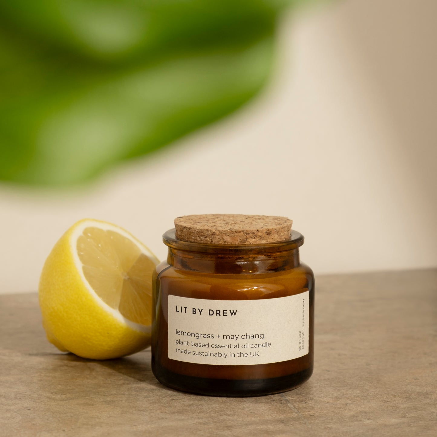 Lemongrass & May Chang - Pure Essential Oil Candle - Small