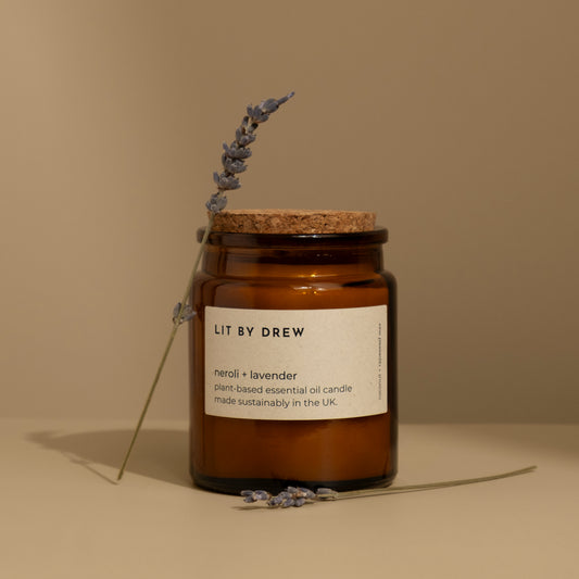 Neroli & Lavender - Pure Essential Oil Candle - Medium