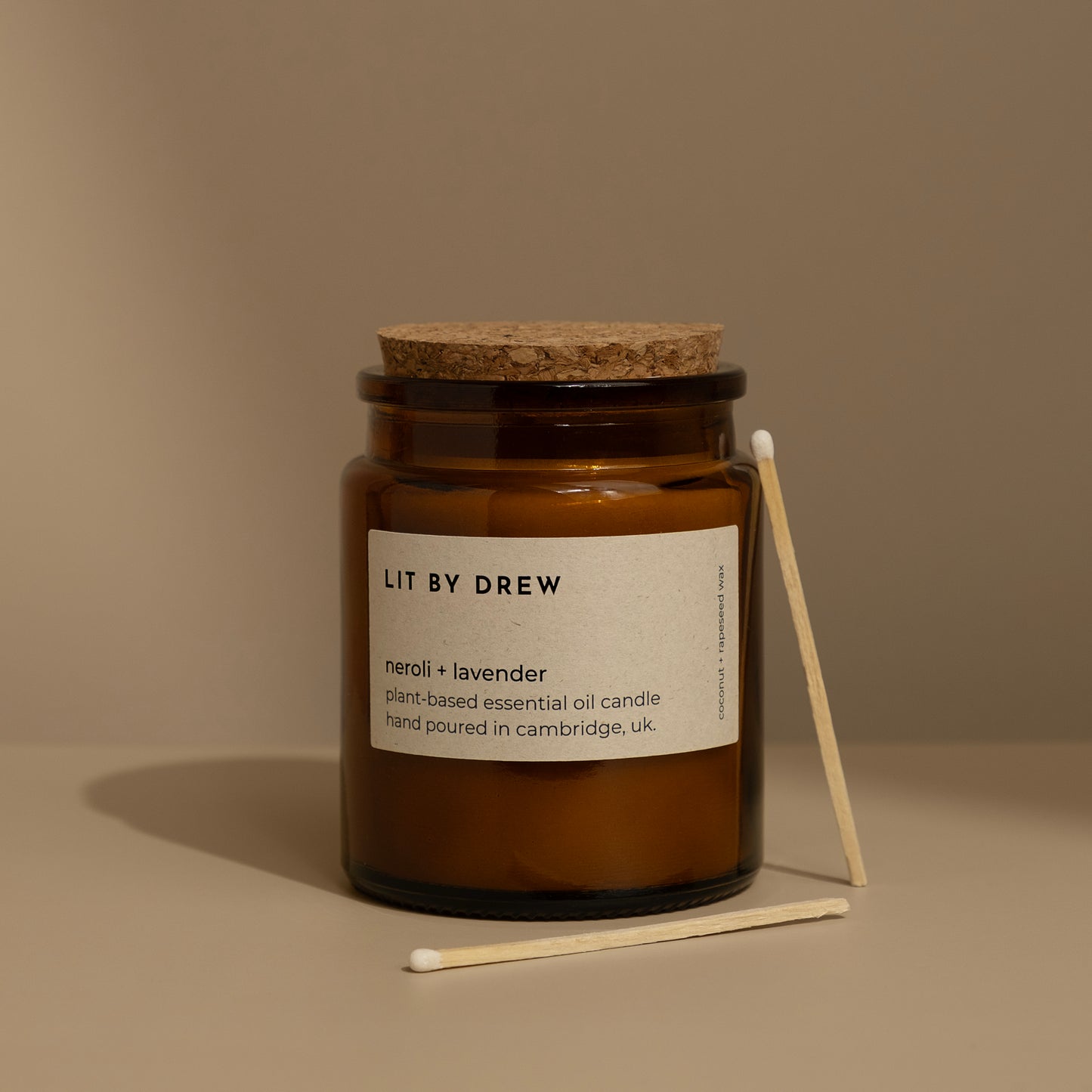 Neroli & Lavender - Pure Essential Oil Aromatherapy Candle
