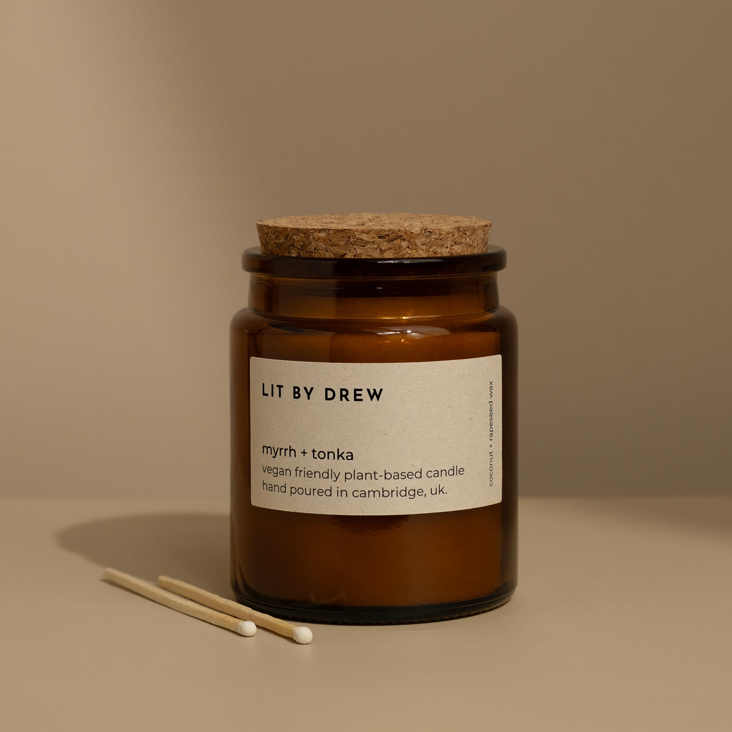 Myrrh & Tonka Apothecary Style Candle - Medium