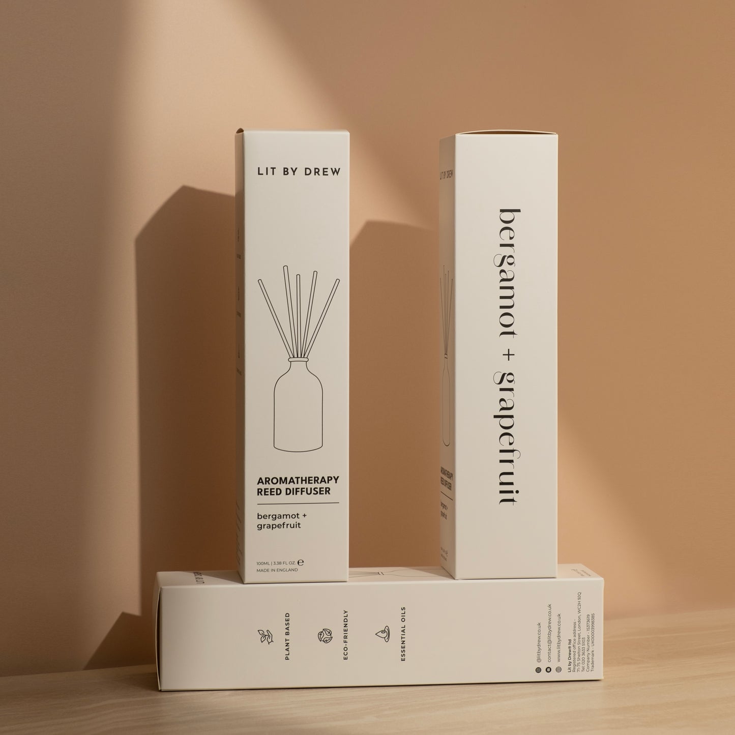 Bergamot & Grapefruit Aromatherapy Reed Diffuser - 100ml