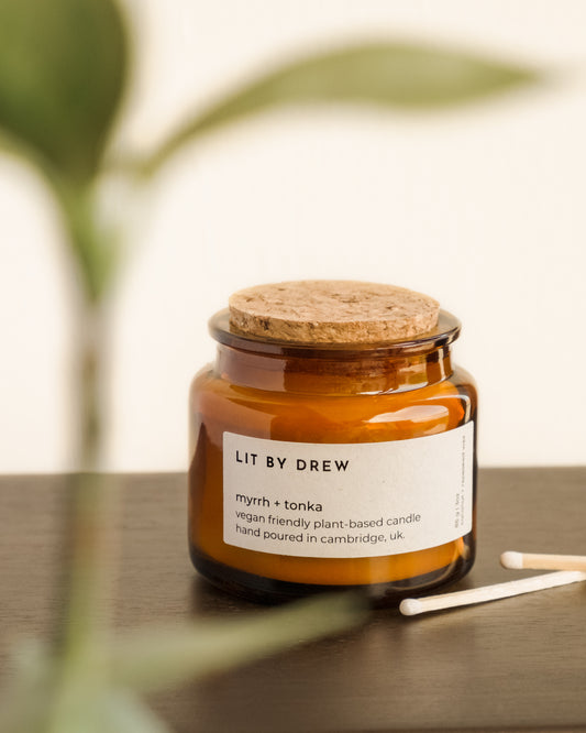 Myrrh & Tonka Apothecary Style Candle