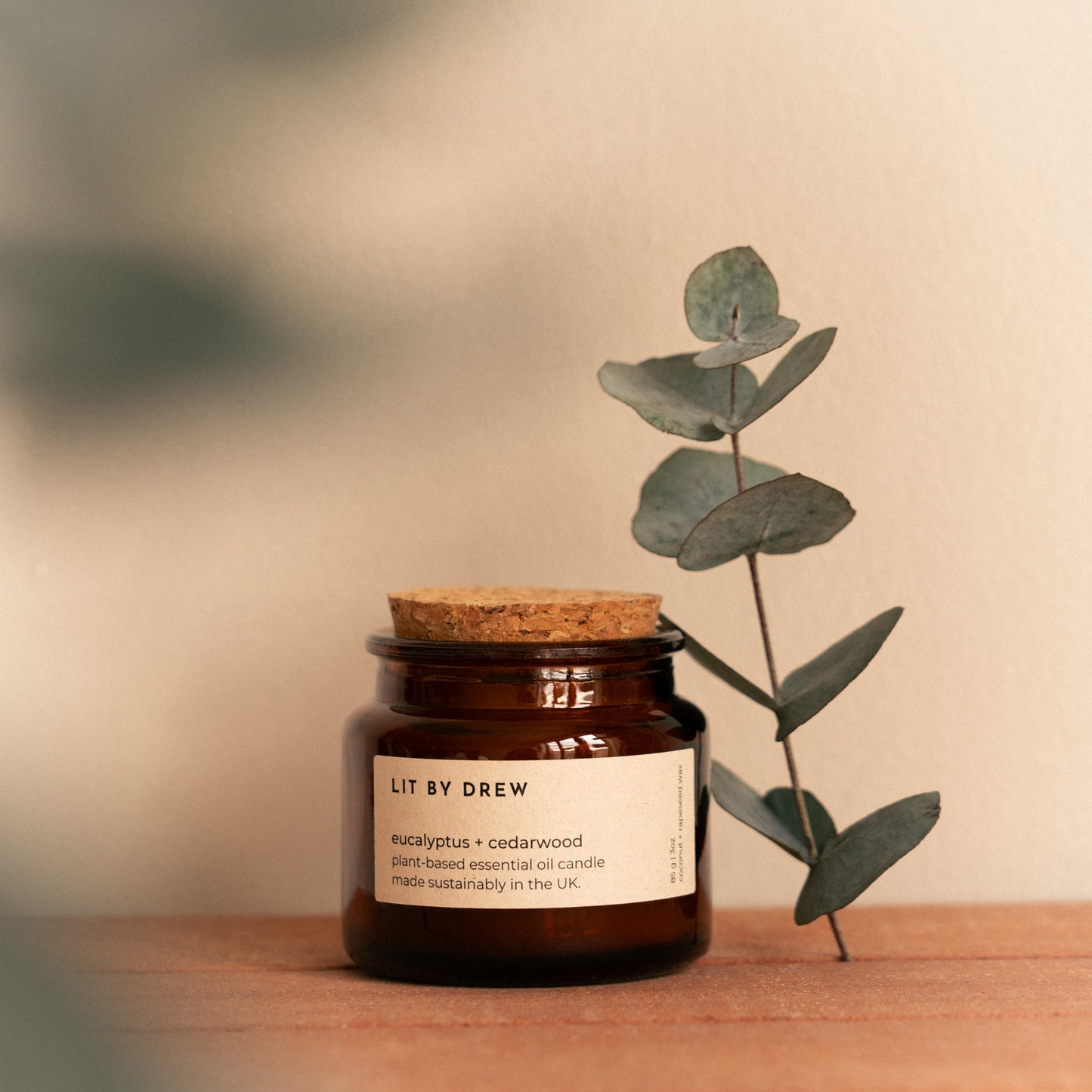 Eucalyptus & Cedarwood - Pure Essential Oil Candle - Small