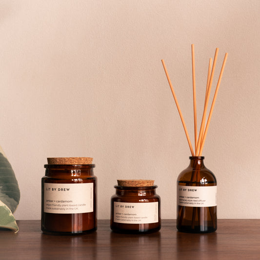 Amber & Cardamom - Apothecary Style Trio Bundle