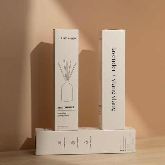 Lavender & Ylang Ylang - Pure Essential Oil Reed Diffuser - 100ml